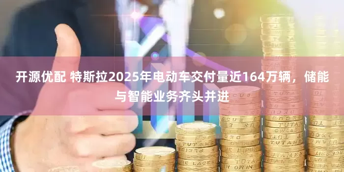 开源优配 特斯拉2025年电动车交付量近164万辆，储能与智能业务齐头并进